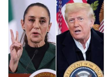 El presidente de Estados Unidos, Donald Trump, elogió a su homóloga Claudia Sheinbaum.