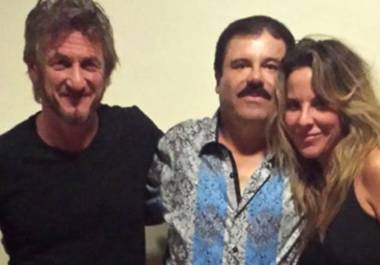 Punto. Kate del Castillo y Sean Penn se reunieron con Joaquín Guzmán en octubre de 2015, un encuentro que vuelve al centro del debate con el estreno del documental.