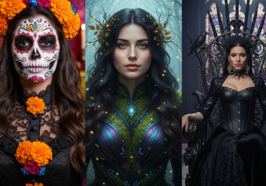 Descubre cómo crear imágenes personalizadas de Halloween y Día de Muertos con inteligencia artificial usando prompts de Gemini IA de Google para lograr estilos terroríficos, divertidos o modernos.