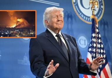 Donald Trump celebra bombardeo en la isla de Kharg, Irán