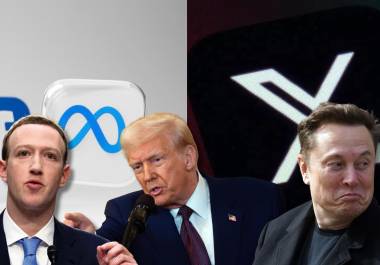 Donald Trump llegó por segunda vez a la Casa Blanca, esta vez con el respaldo de los magnates detrás de algunas de las redes sociales más consumidas en todo el mundo, Elon Musk -X- y Mark Zuckerberg -Meta-.