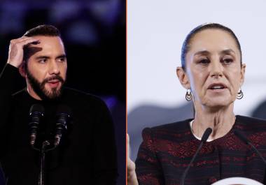 Luego que el presidente de El Salvador, Nayib Bukele, criticara en redes sociales los problemas de seguridad en México, a lo que la presidenta mexicana Claudia Sheinbaum pidió respeto.