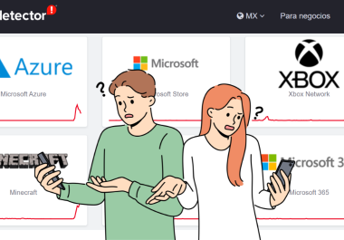 Miles de usuarios reportan interrupciones en servicios de Microsoft y Amazon, dificultando el acceso a correos, aplicaciones y plataformas en la nube.