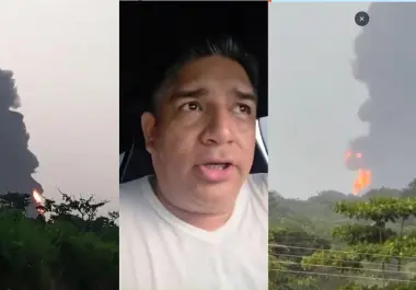 Gildardo Maldonado, alcalde de Jáltipan de Morelos, Veracruz, pide apoyo ciudadano tras la explosión registrada en el municipio por un posible ducto de Pemex