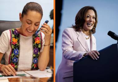 La futura presidenta de México, Claudia Sheinbaum, y la vicepresidenta de Estados Unidos, Kamala Harris, mantuvieron este jueves una llamada telefónica.