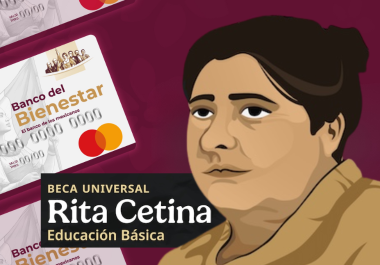 La Beca Universal de Educación Básica “Rita Cetina” permitirá que estudiantes de cuarto, quinto y sexto de primaria en escuelas públicas se registren a partir de enero de 2026 para recibir apoyo económico bimestral