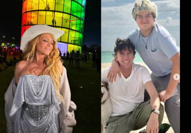 Postura. La cantante mexicana reiteró que la maternidad es el aspecto más importante de su vida.