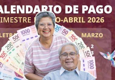 Continúa el pago del bimestre marzo-abril de las Pensiones del Bienestar; del 17 al 20 de marzo cobran beneficiarios con apellidos de la M a la R