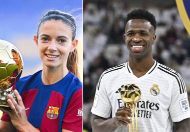 Mientras que Bonmatí es la mejor jugadora actualmente del mundo, Vinicius Jr. se ha ganado la aprobación de críticos, compañeros y rivales por el nivel que ha mostrado en el Real Madrid.