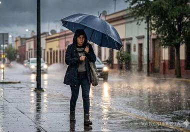 La lluvia marcó el cierre del domingo en Saltillo, antes de una semana sin precipitaciones.