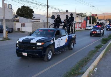 Elementos de la Policía Civil Coahuila realizan recorridos preventivos en colonias de mayor incidencia delictiva en Monclova.