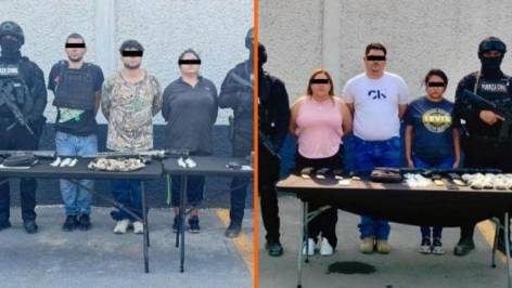 Autoridades detienen a seis personas, incluida una menor, por bloqueos en carretera a Reynosa; aseguran armas, droga y vehículos.