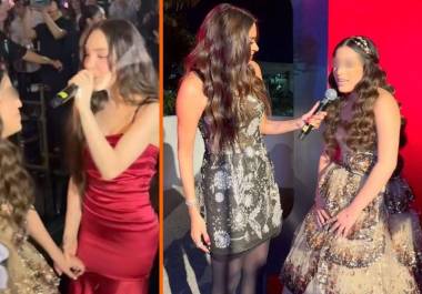 La conductora Galilea Montijo participó como invitada en los XV años de Mafer, evento viral con artistas como J Balvin y Belinda