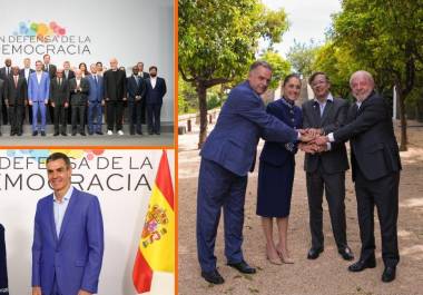 Sembrar paz, México sede de próxima cumbre y defensa de Cuba; así participó Sheinbaum en España