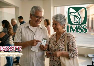 Las fechas de depósito de las pensiones del Instituto Mexicano del Seguro Social (IMSS) y del Instituto de Seguridad y Servicios Sociales de los Trabajadores del Estado (ISSSTE) ya se encuentran definidas.