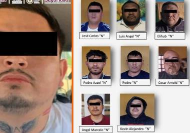 Operativo en el Ejido Sandoval, en Heroica Matamoros, dejó nueve detenidos y el aseguramiento de fusiles Barret, lanzacohetes y vehículos.