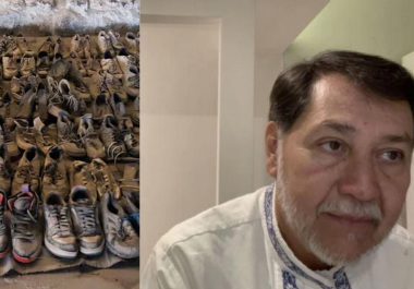 Zapatos encontrados en Teuchitlan, Jalisco | Gerardo Fernández Noroña en transmisión de marzo