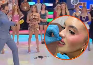 El conductor de Es Show pateó un dron durante una transmisión en vivo y el aparato impactó en el rostro de su compañera. Multimedios aún no confirma si habrá despido.