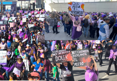 Protesta del 8 de marzo, en Coahuila, México