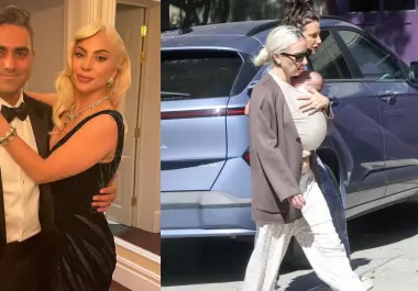 Fiesta. Lady Gaga y Michael Polansky se convirtieron en padres de su primera hija el pasado mes de julio.