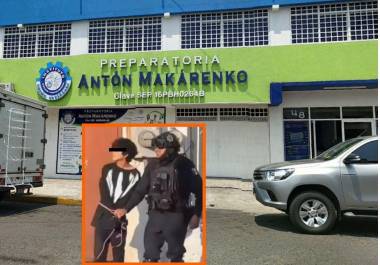 Elementos de seguridad desplegaron un operativo tras el ataque armado dentro del plantel educativo.