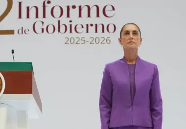 Sheinbaum rinde este 1 de septiembre su Segundo Informe de Gobierno desde Palacio Nacional, donde presenta los avances y retos de su administración.