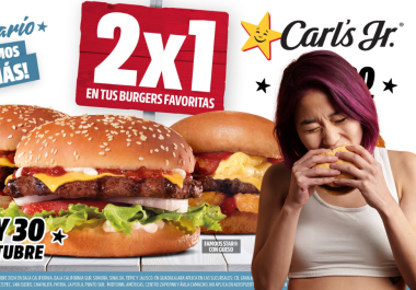 Para quienes no puedan acceder a la promoción, Carl’s Jr ofrece otras ofertas permanentes, como el 2x1 en ciertos productos todos los lunes