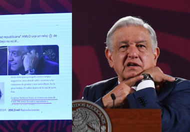 AMLO aclaró que el reloj, objeto de especulaciones por su valor, fue un regalo de hace más de seis años y no cuesta los 117 mil pesos que se difundieron en redes sociales