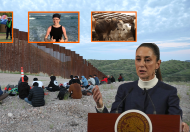 Sheibaum “criminalización de migrantes” racismo | Caso del Parque Bicentenario | Caso de Alejandro Cortez | Ganado EU y México
