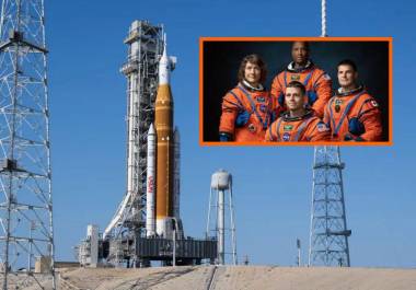 Los tripulantes del Artemis II son el comandante Reid Wiseman, el piloto Victor Glover, y los especialistas de misión Christina Koch (NASA) y Jeremy Hansen (Agencia Espacial Canadiense - CSA)