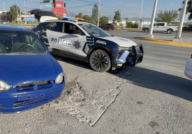 Autoridades acudieron al lugar para tomar conocimiento del accidente.