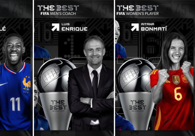 Luis Enrique recibió el reconocimiento al mejor entrenador tras conquistar la Champions League con el PSG.