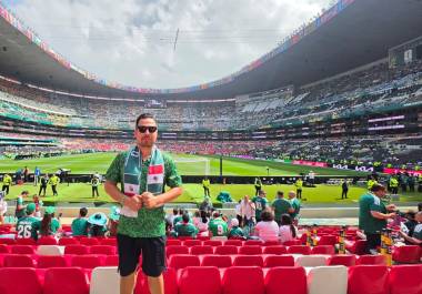 Alberto Trejo viajó desde Saltillo durante la madrugada para ser testigo del partido inaugural del Mundial 2026 en el Estadio Ciudad de México.