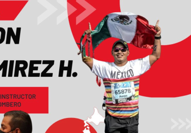 Con experiencia en maratones internacionales, llevó el nombre de su ciudad a esta exigente competencia de 42 kilómetros.