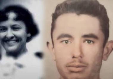 Los verdaderos rostros de los protagonistas de esta tragedia. María Justina Cabrera García y su novio Juan Manuel García.