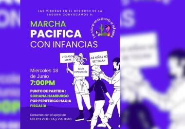 Integrantes del colectivo “Víboras en el Desierto” protestarán frente al Palacio de Justicia en Gómez Palacio.