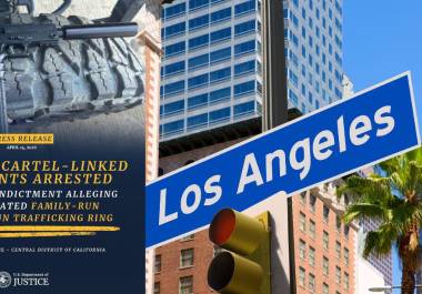 Detienen a familia en Los Ángeles por vínculos con el crimen organizado