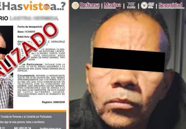 José Gregorio ‘N’, alias “Lastra”, fue aprehendido en las calles de la Ciudad de México por su presunta responsabilidad en el reclutamiento y adiestramiento de personas para el Cártel Jalisco Nuevo Generación.