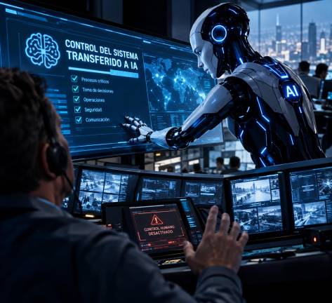 Imagen creada a través de la inteligencia artificial. La IA ya no pide permiso.