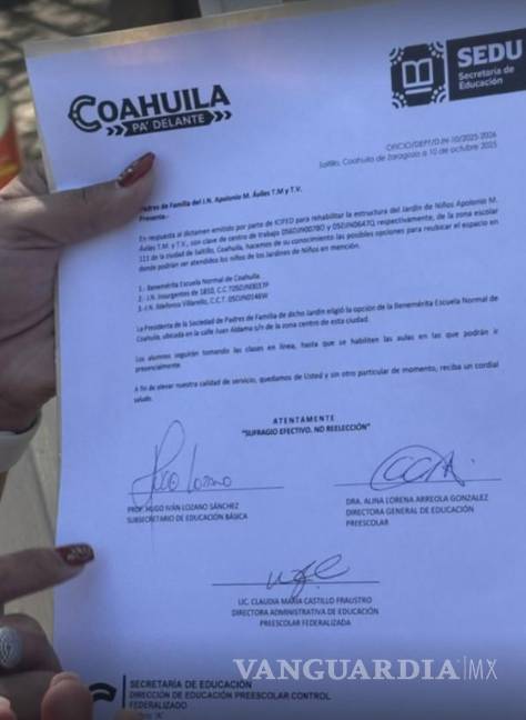 $!La comunidad del Jardín de Niños Apolonio M. Avilés expresó su inconformidad ante la decisión de trasladar a unos 200 alumnos al Jardín Insurgentes de 1810.