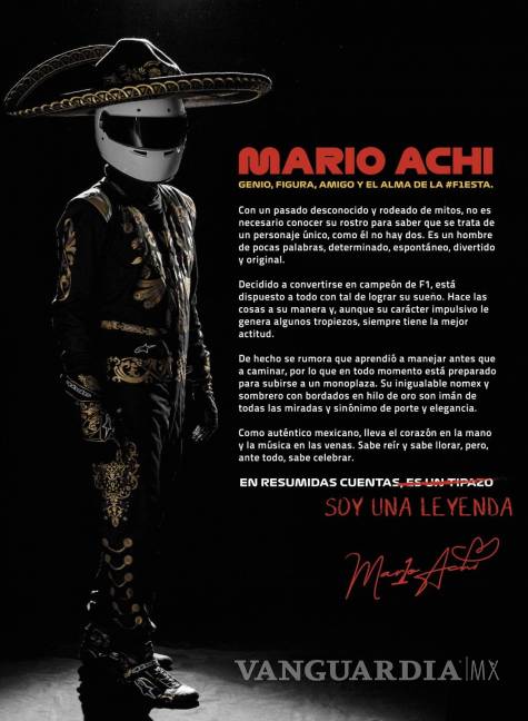 $!Poster oficial del Gran Premio de México 2019 muestra la riqueza cultural y tradiciones del país