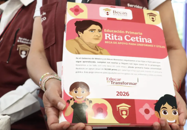 Autoridades informaron cómo avanzará el proceso para alumnos de primaria que se registraron en marzo a la Beca Rita Cetina.