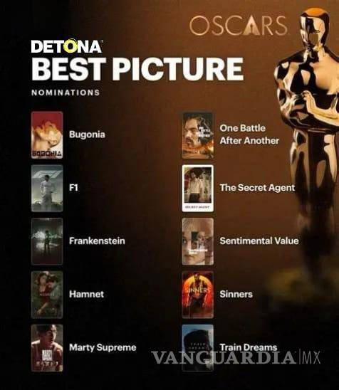 $!Películas que compiten por llevarse el Premio Oscar a la mejor película.
