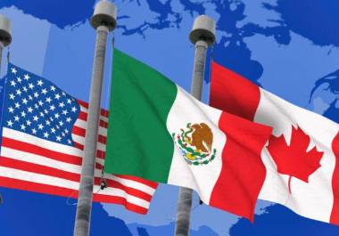 Prevén que el T-MEC se mantendría técnicamente vigente gracias a la preservación de bienes que cumplen con las reglas del acuerdo, las cuales cubren el 80 por ciento de las importaciones de EU provenientes de México y Canadá. FOTO: