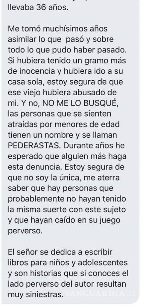 $!Esto dice la denuncia anónima que habría provocado el suicidio de integrante de Botellita de Jerez