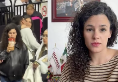 Luisa María Alcalde celebró este lunes su cumpleaños número 39 y horas después apareció en un video durante el concierto de Rosalía, acompañada por el diputado de Morena, Arturo Ávila.