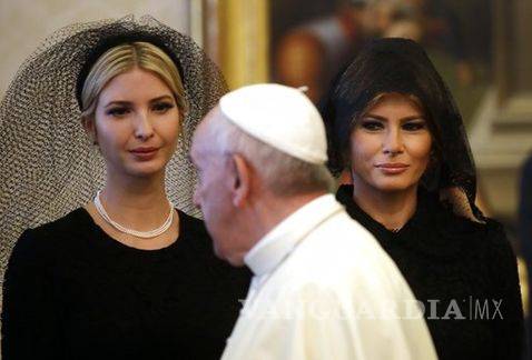 $!¿Por qué las Trump vistieron de negro para visitar al Papa?