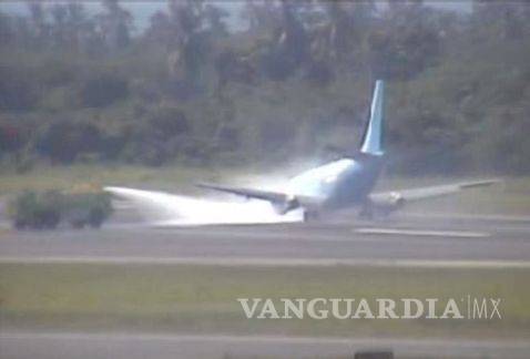 En 2010, avión de Global Air aterrizó de emergencia en Vallarta