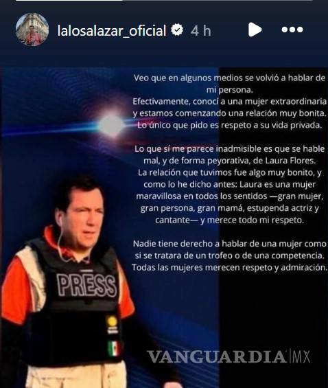 $!El mensaje lo lanzó desde las historias de Instagram de su perfil.