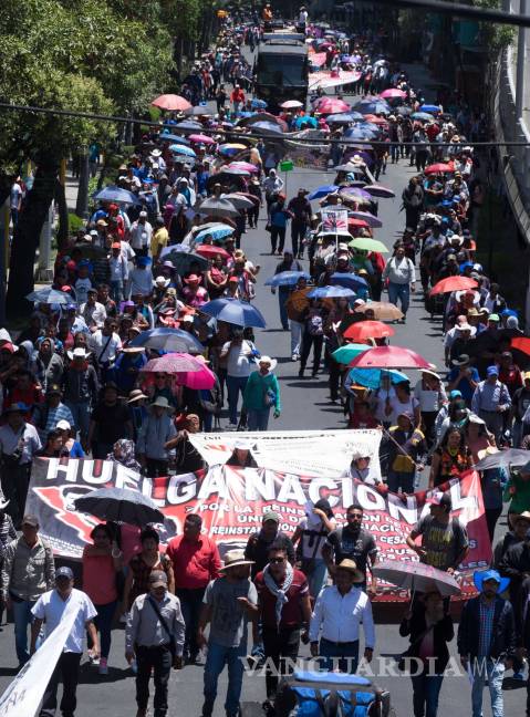 $!Esteban Moctezuma justifica protestas de la CNTE